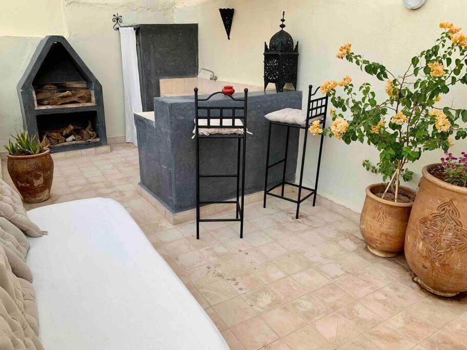 Riad Darna 4 Chambres Avec Piscine Et Petit Dejeuner Marrakesh Eksteriør bilde