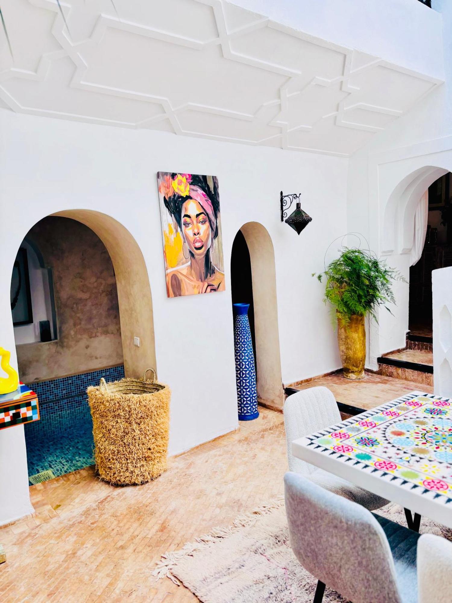 Riad Darna 4 Chambres Avec Piscine Et Petit Dejeuner Marrakesh Eksteriør bilde