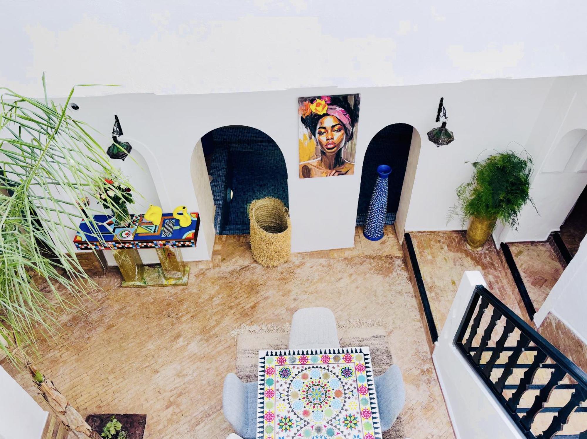 Riad Darna 4 Chambres Avec Piscine Et Petit Dejeuner Marrakesh Eksteriør bilde